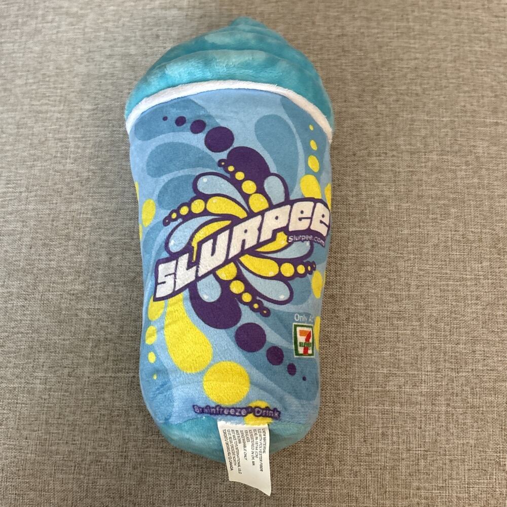 7-11 Slurpee Plush Blue Slushie Best Made Toys Drink 12"